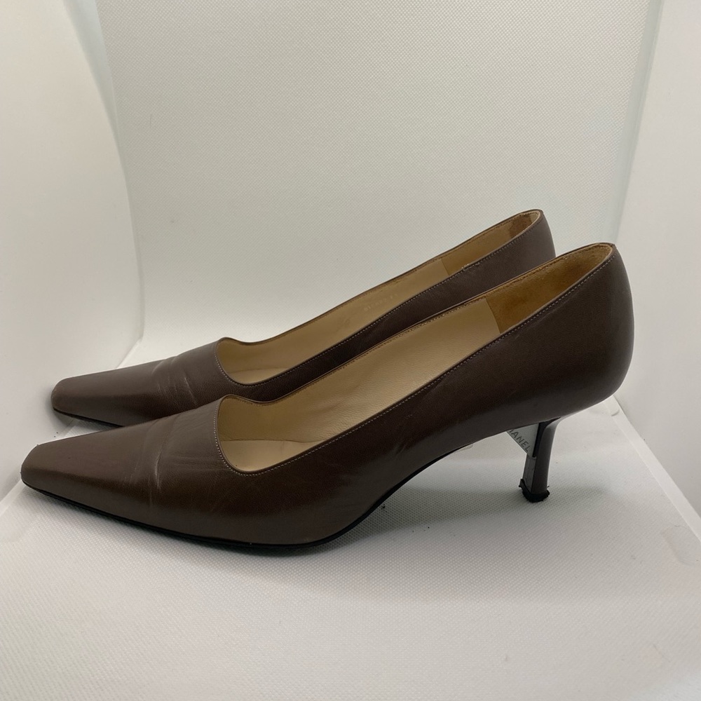 Brown Chanel Pumps
